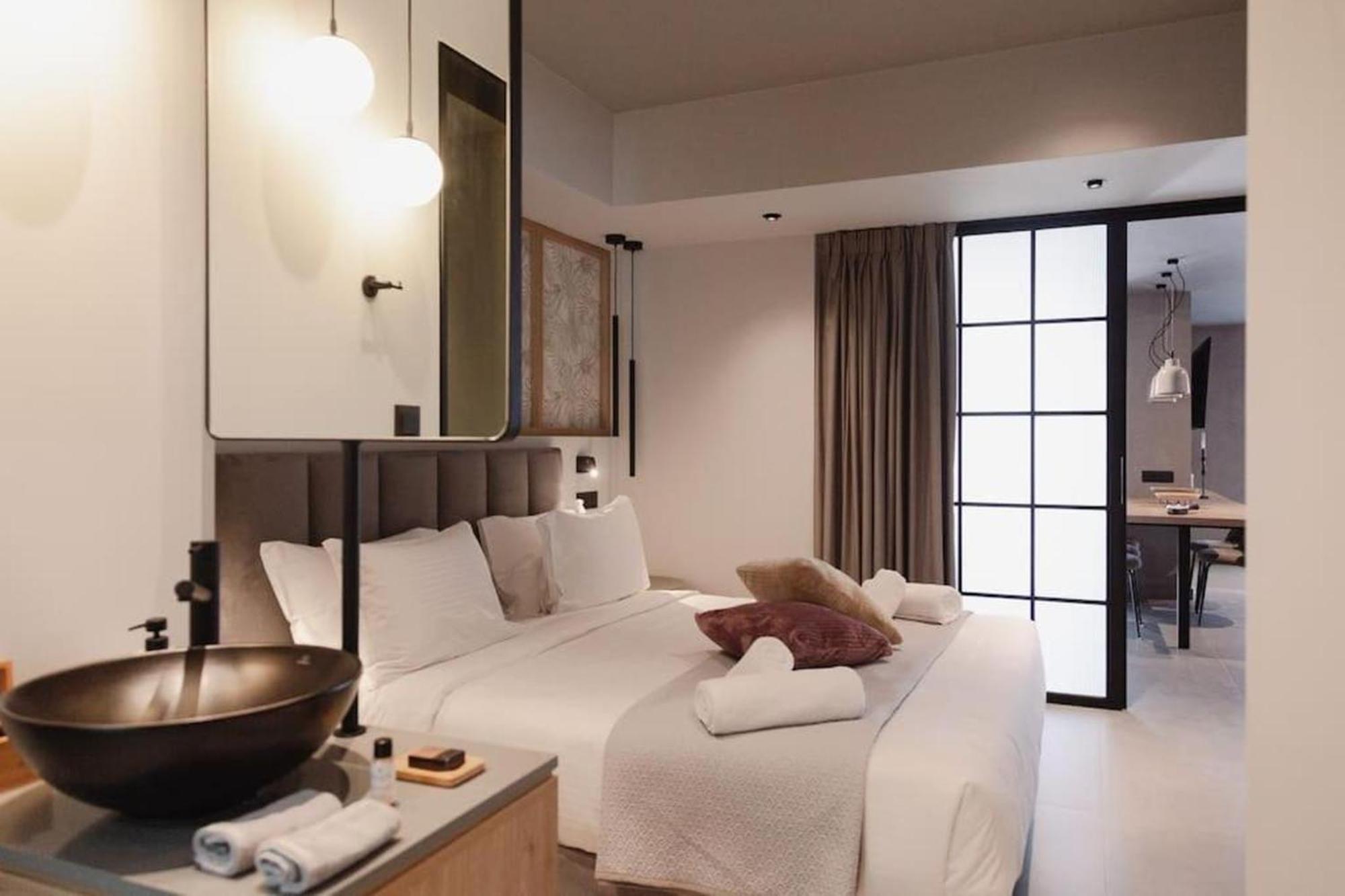 Orama Luxury Suite 3 Bedrooms With Private Pool Khersónisos Eksteriør bilde