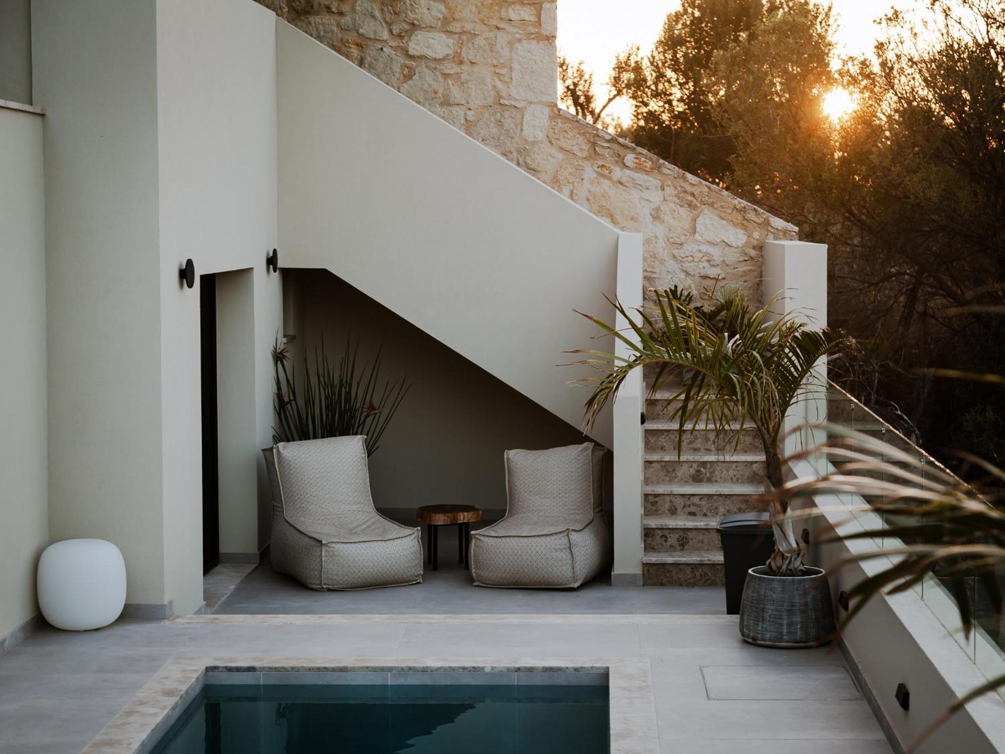 Orama Luxury Suite 3 Bedrooms With Private Pool Khersónisos Eksteriør bilde